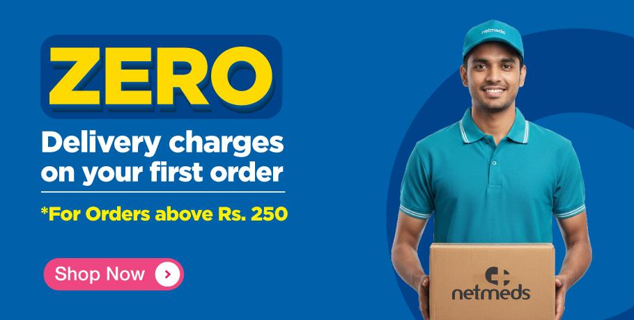 Zero delivery charges on 1st order