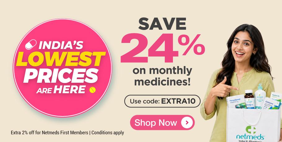 Enjoy 24% OFF on your Medicine Orders