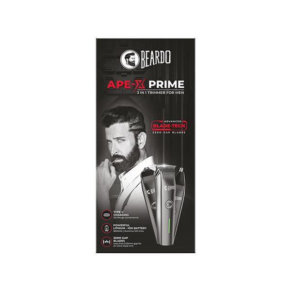 Netmeds | Beardo Ape-X 3-In-1 Prime Mutli Grooming Kit Trimmer for Men Nose Trimmer Shaver 120 Min Run Time 345 gm