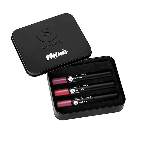 Netmeds | SUGAR Cosmetics Matte As Hell Mini Sets - Nude 2.5 gm