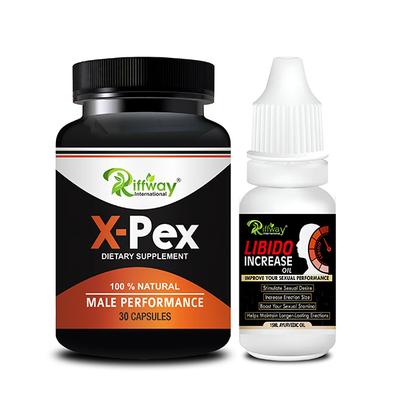 Riffway X-Perx Capsule 30's + Libido Increase Oil 15 ml - Sexual Healthcare