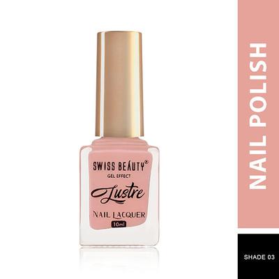 Swiss Beauty Luster Nail Polish - (Shade-3) 10 ml - Nail Polish
