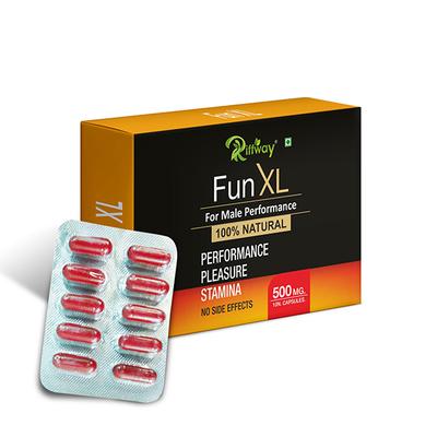 Riffway Fun XL 500 mg Capsule for Men 10's - Sexual Healthcare