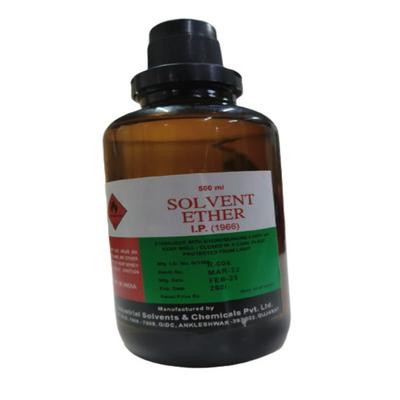 Solvent Ether I.P. (1966) 500 ml - Wound/Burns