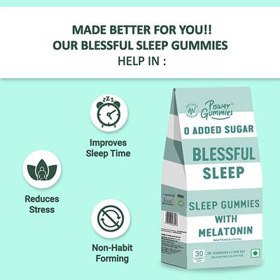 Power Gummies Blessful Sleep Gummies 60's - Multi-Vitamins