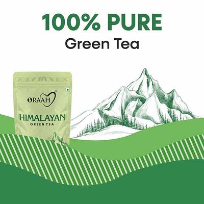 Oraah Green Tea Leaves - Himalayan 100 gm - Teas
