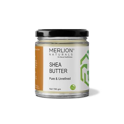 Merlion Naturals Pure & Unrefined Shea Butter 150 gm - Body Butter