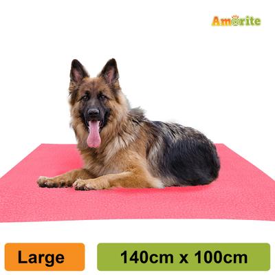Amorite Waterproof Dog Bed Sheet For Bed Protector (Large 100Cm X 140Cm) salmon Rose 1's - Pet accessories