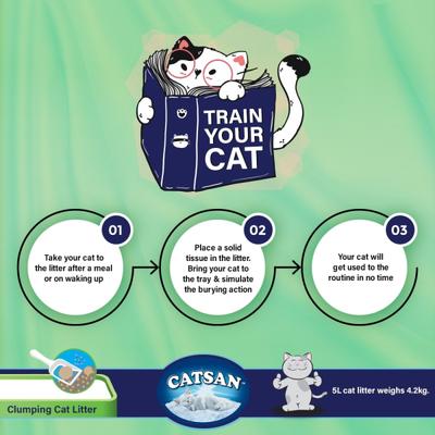 Catsan Clumping Cat Litter 5000 ml - Pet accessories