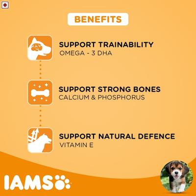 IAMS Proactive Health Smart Puppy Dog Food - Small & Medium Breed 1500 gm - Petfood