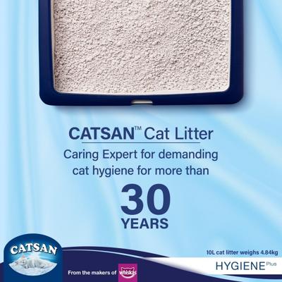 Catsan Hygiene Plus Non Clumping Cat Litter 10000 ml - Pet accessories