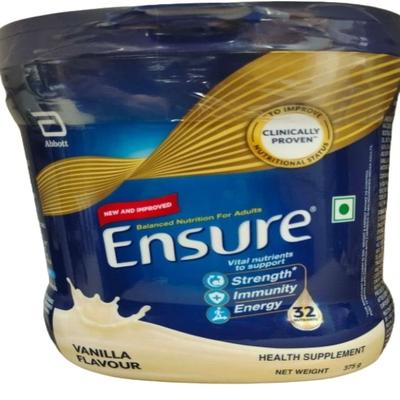 Ensure Nutritional Powder (Pet Jar) - Vanilla Flavour 375 g - Protein Supplements