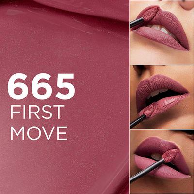 Loreal Paris Infallible Matte Resistance Liquid Lipstick - 665 First Move 24 gm - Liquid Lipsticks