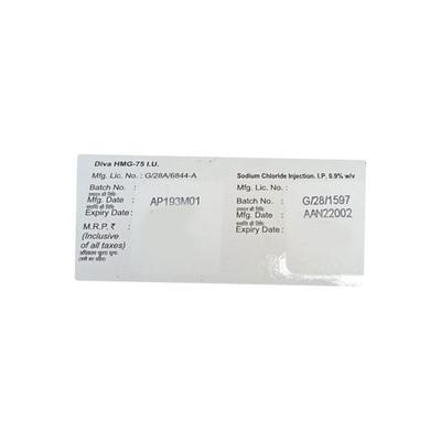 Diva Hmg 75Iu Injection 1'S - Hormonal Therapy-Tro
