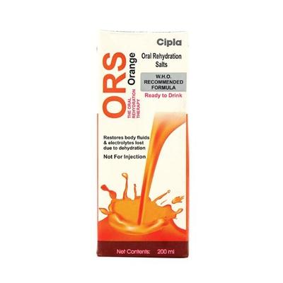 Ors(Cipla) Orange Liquid 200ml - Supplements-Ent