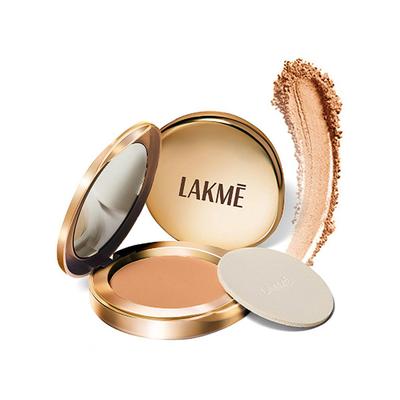 Lakme 9to5 Powerplay Matte Compact, Oil Control Formula, With Vitamin E, Almond, 9 gm - Compact Powder