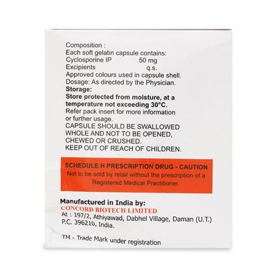 CONIMUNE ME 50mg Capsule 5's - Auto Immune Disease-Imm