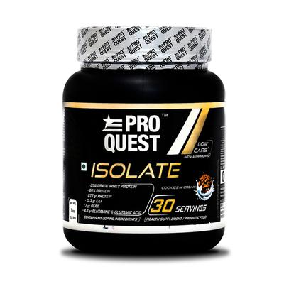 Proquest Protein Isolate - Cookies N Cream Flavour 1 kg - Workout Essentials