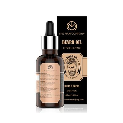 The Man Company Beard Growth Oil - Argan and Geranium 50 ml - Beard Oil