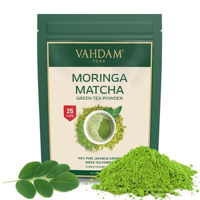 Vahdam Moringa Matcha Green Tea Powder 50 gm - Teas