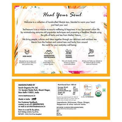 Tea Treasure Caffeine Free Tea Bag - Calm 18's - Teas