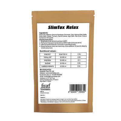 Green+ Slimtox Relax Wellness Tea Leaves 100 gm - Teas