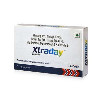 Nuvox Xtraday Capsule (Pack of 3 x 10's) - Multi-Vitamins