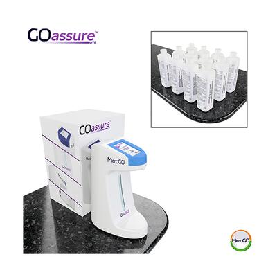 MicroGo GOassure LITE Hand Hygiene Station + Alcohol Based Handrub Refill (Pack of 12 x 500 ml) - Hand Sanitizer
