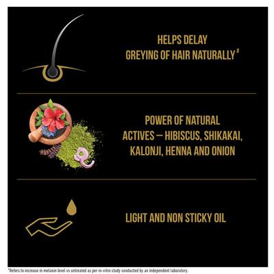 Bajaj Zero Grey Anti Greying Hair Oil 100 ml - Hair Oils