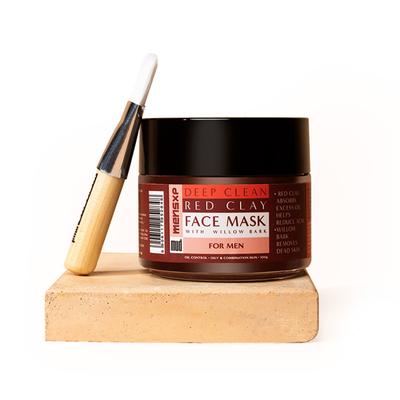 MensXP Mud Deep Clean Red Clay Men's Face Mask - Willow Bark 100 gm - Face Creams