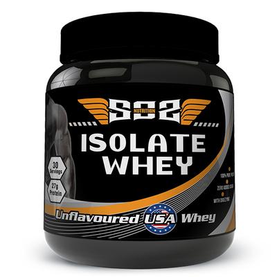 SOS Nutrition Isolate Whey Protein Powder - Unflavoured 2 lb - Whey Proteins