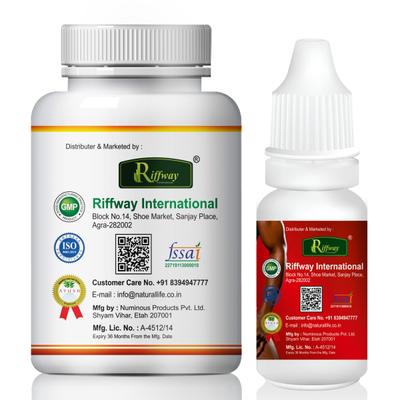 Riffway Sexual Wellness Capsule 60's + Sexual Wellness Oil 15 ml - Sexual Healthcare
