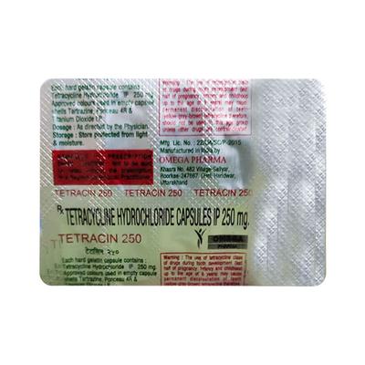 TETRACIN 250 Capsule 10's - Bacterial Infections-Tet