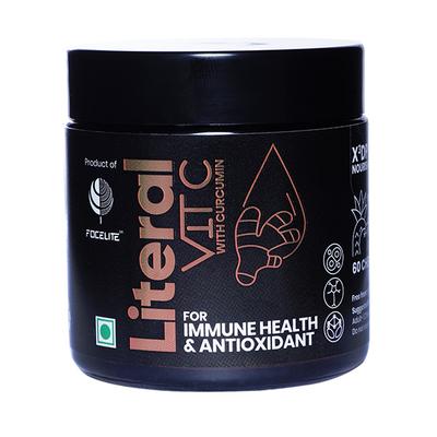 Literal Vitamin-C with Curcumin Lozenges - Orange and Pineapple Flavour 60's - Vitamin C