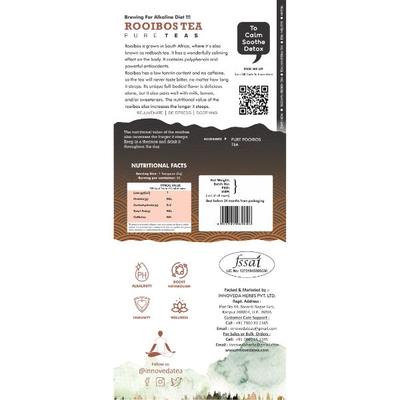 Innoveda Rooibos Red Bush Tea Whole tea leaves 100 gm - Teas
