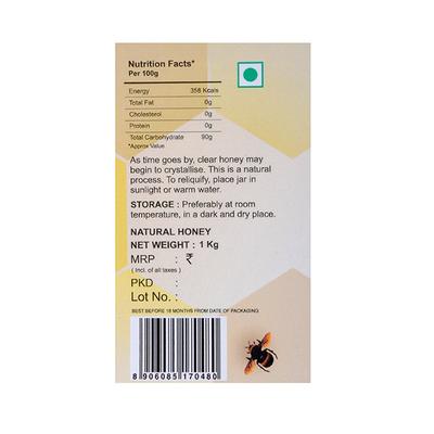 Nutriwish Honey with Raw Acacia 1000 gm - General Health