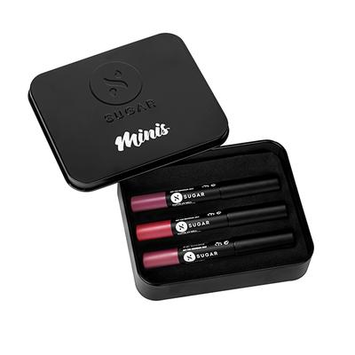 SUGAR Cosmetics Matte As Hell Mini Sets - Nude 2.5 gm - Lipsticks