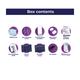 MicroGo GOassure LITE Hand Hygiene Station + Alcohol Based Handrub Refill (Pack of 12 x 500 ml) - Hand Sanitizer