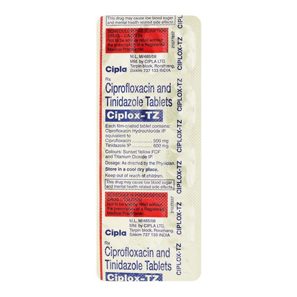 Netmeds | CIPLOX TZ Tablet 10's (se)