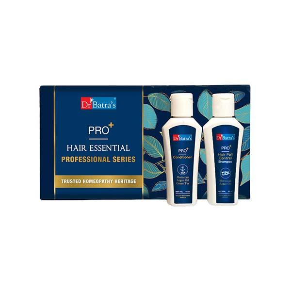 Netmeds | Dr Batras Pro+ Hair Essential Kit for Hair Nourishment, Enriched with Moroccan Argan Oil 100 ml