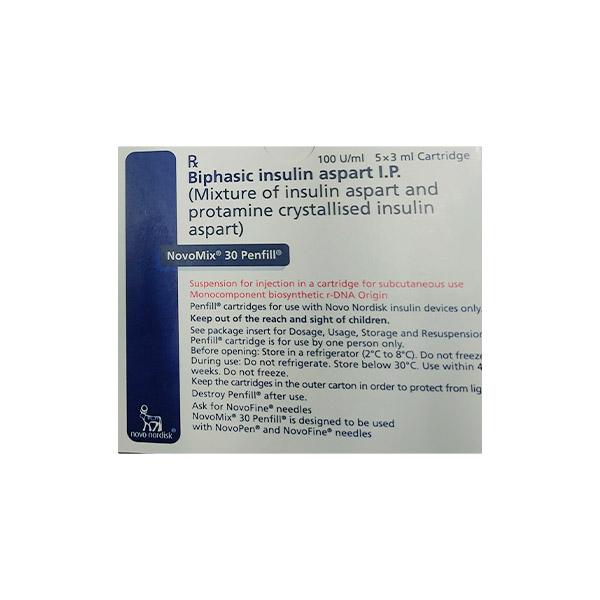 Netmeds | Novomix 30 Penfill Cartridge 1X3ml