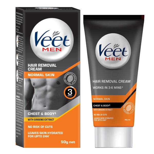Netmeds | Veet Hair Removal Cream for Men - Normal Skin 50 gm