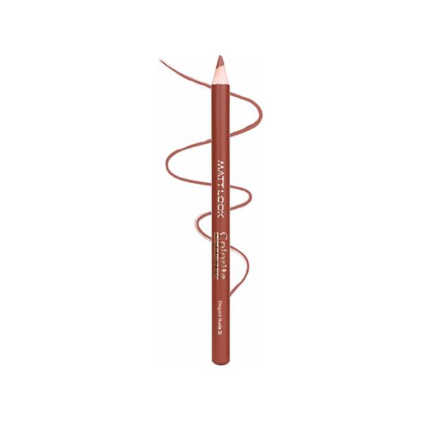 Netmeds | Matt Look Colorite Lip Contour, Lighweight Application, Elegant Nude-21 0.9 gm