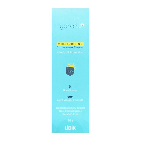 Netmeds | HYDRASUN UVA/UVB SPF 30 MOISTURIZING SUNSCREEN Cream 30g