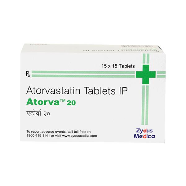 Netmeds | ATORVA 20mg Tablet 15's