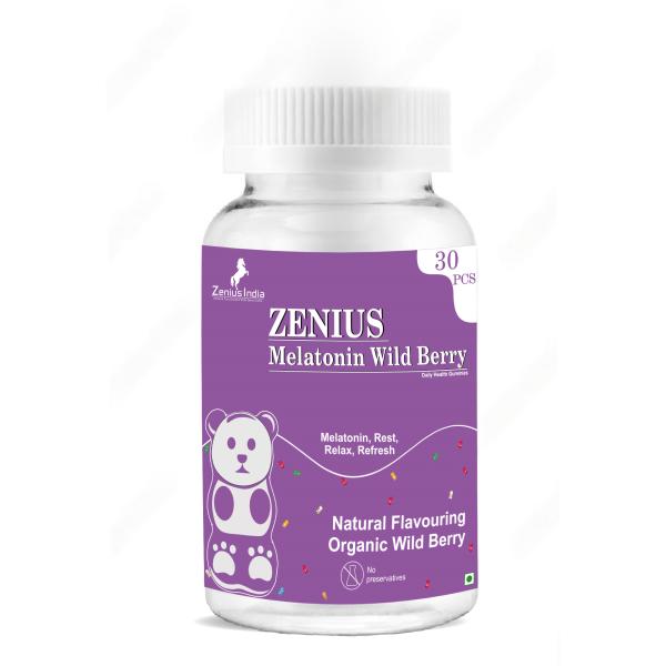 Netmeds | Zenius Melatonin Wild Berry Gummies 30's