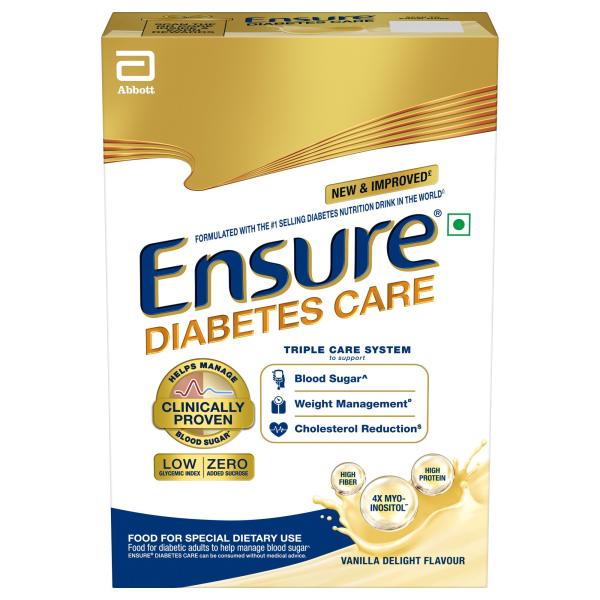 Netmeds | Ensure Diabetes Care Specialized Nutrition Drink Refill - Vanilla Delight Flavour 375 g