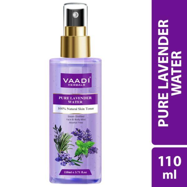 Netmeds | Vaadi Herbals Lavender Water -100% Natural & Pure Skin Toner 110 ml