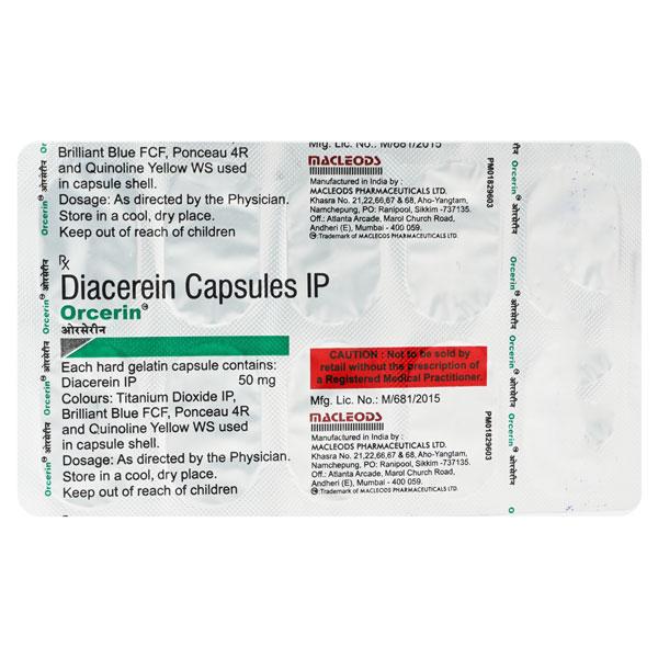 Netmeds | Orcerin 50mg Capsule 10'S