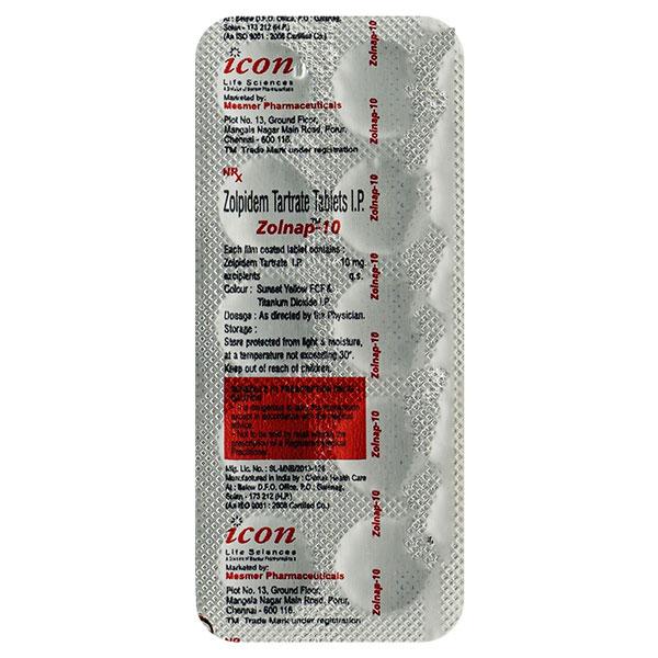 Netmeds | Zolnap 10mg Tablet 10'S
